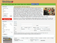 Tablet Screenshot of filipinodatings.com